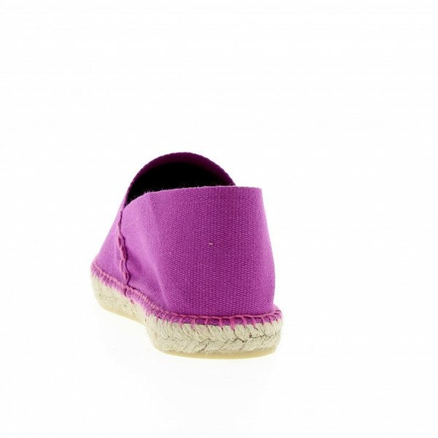 Espadrilles Maison de espadrille Cousu Main | Patin Unis Magenta Rose