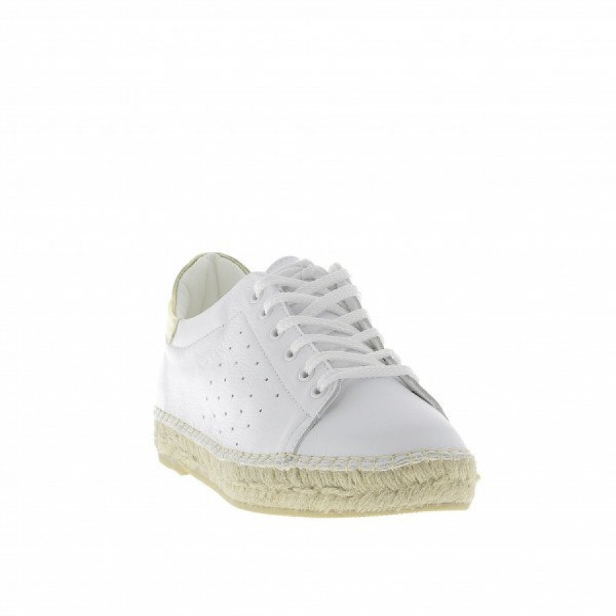 Espadrilles Maison de espadrille Femme | Inte-P1035 /Or Blanc