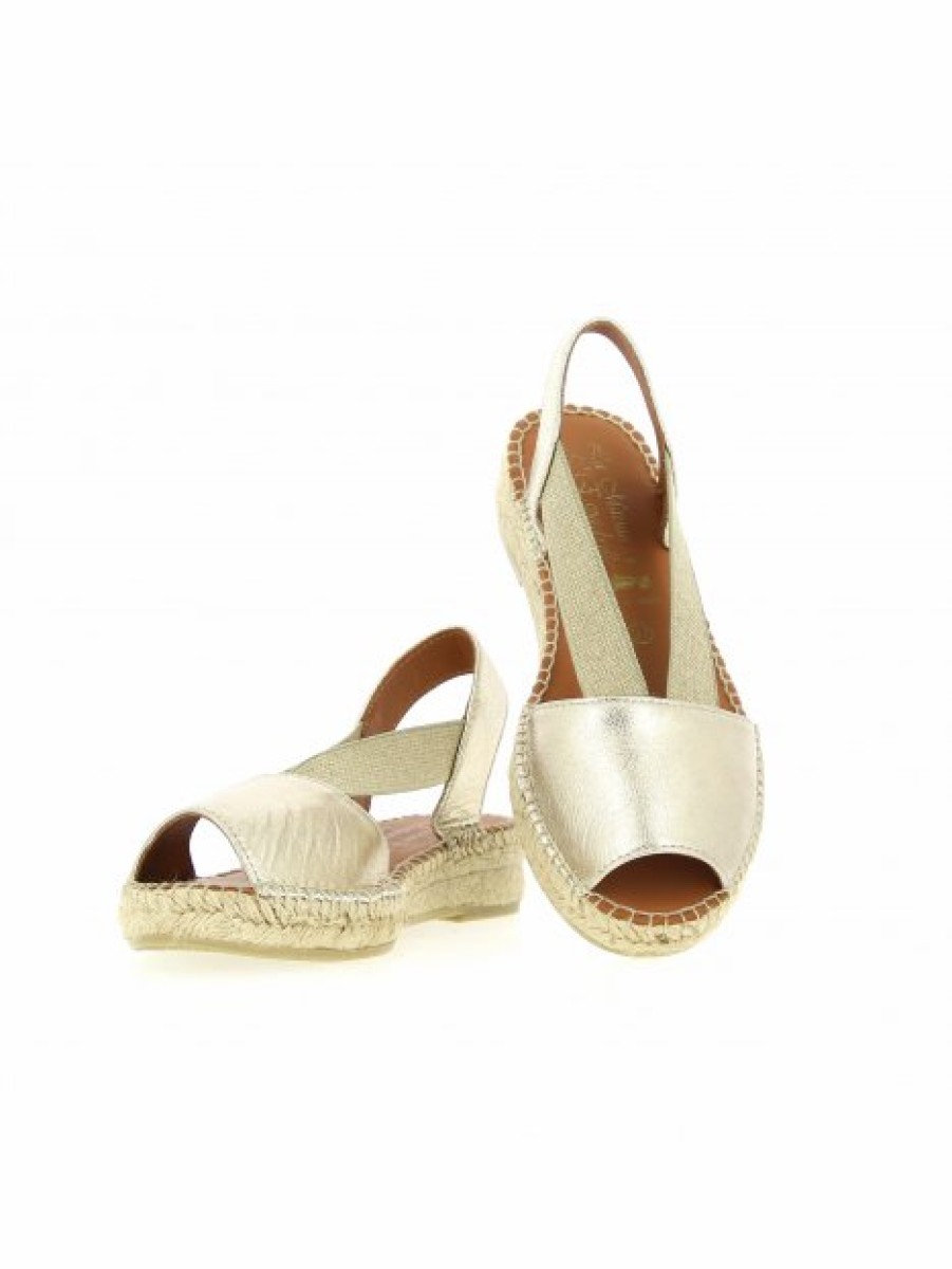 Espadrilles Maison de espadrille Femme | Inte23-718 Or Jaune