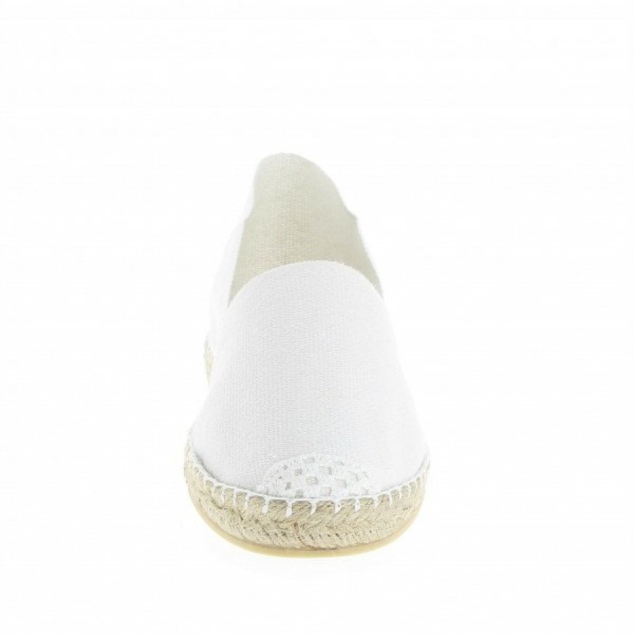 Espadrilles Maison de espadrille Cousu Machine | Souple Unis Blanc