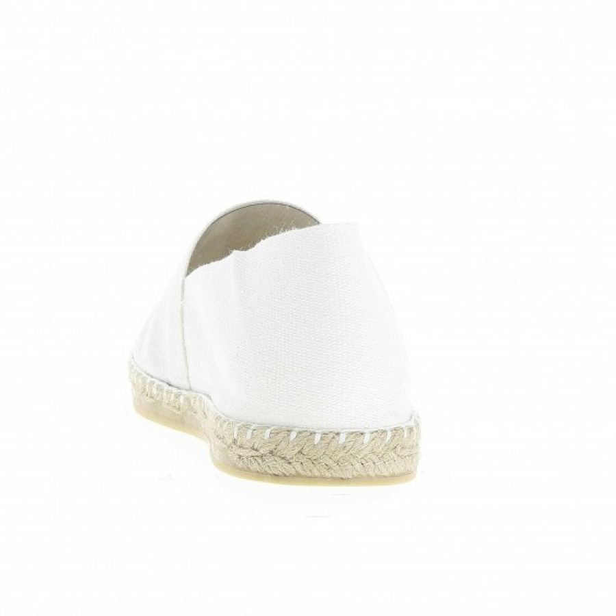 Espadrilles Maison de espadrille Cousu Machine | Souple Unis Blanc