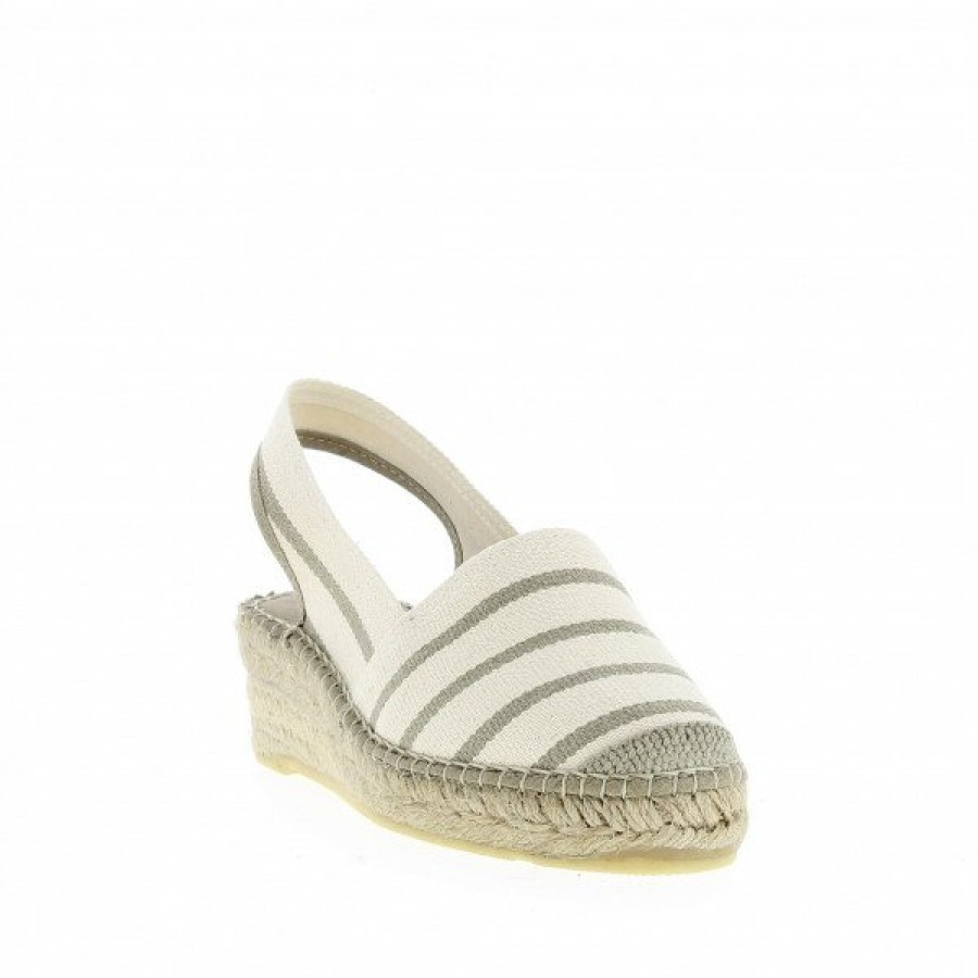 Espadrilles Maison de espadrille Femme | Inte-471 Ecru-Lin