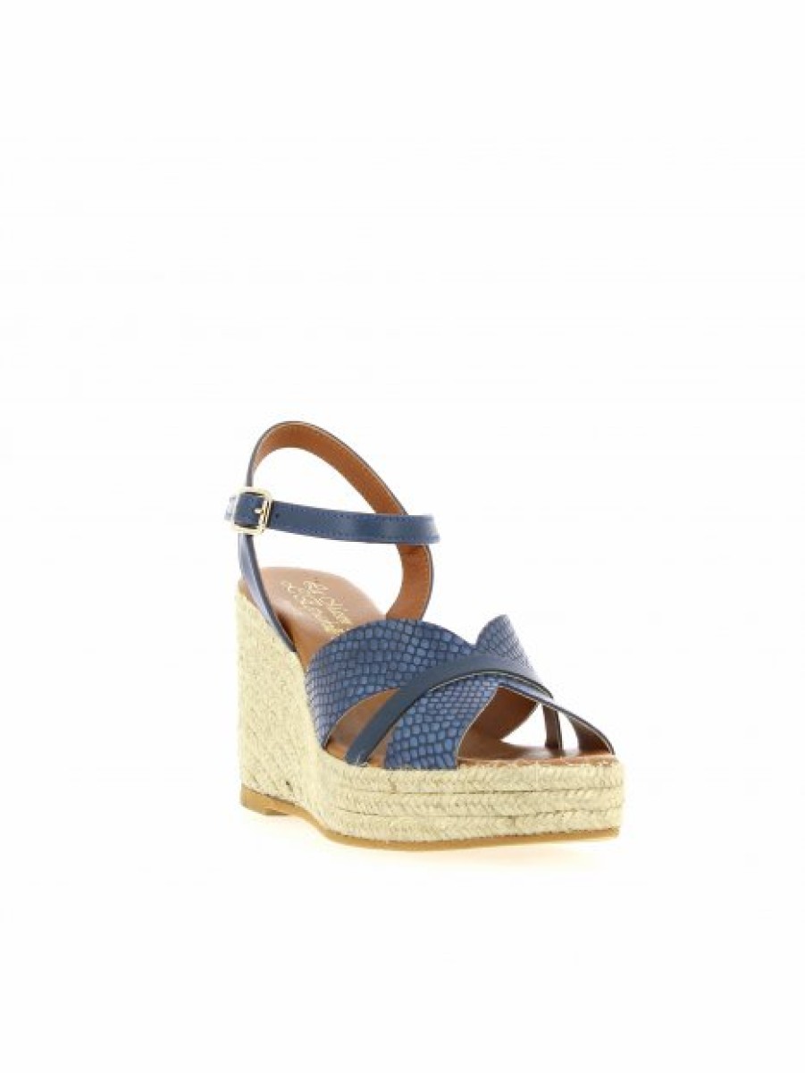 Espadrilles Maison de espadrille Femme | Inte22-852 Marine Bleu