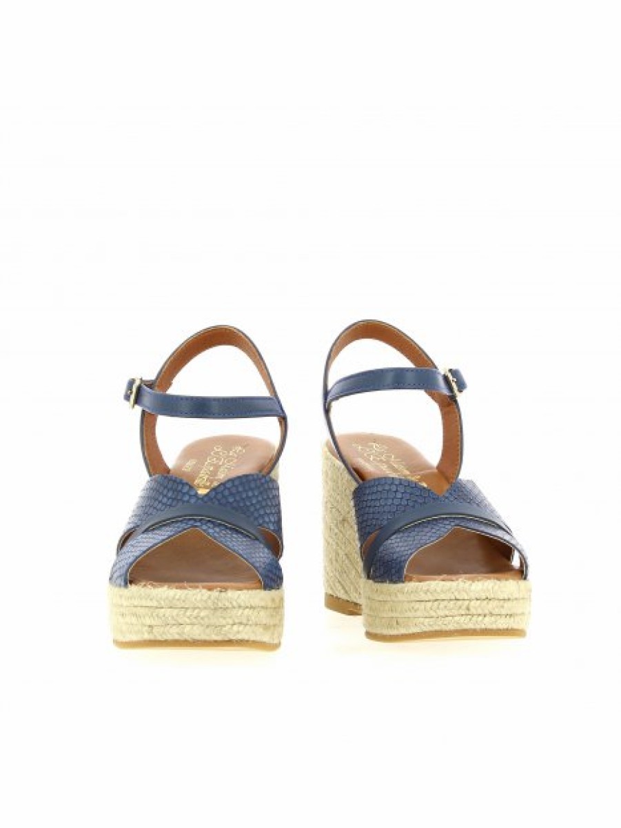 Espadrilles Maison de espadrille Femme | Inte22-852 Marine Bleu