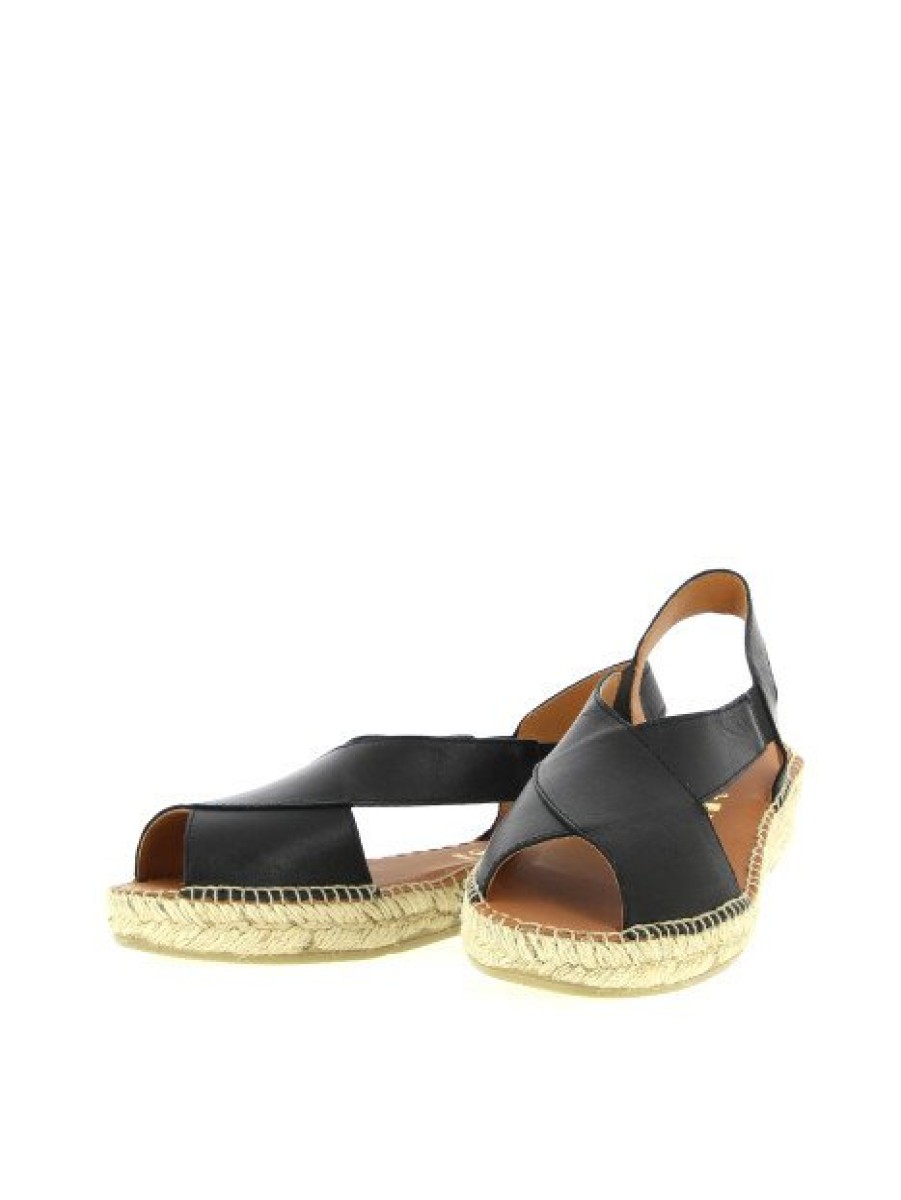 Espadrilles Maison de espadrille Femme | Inte23-717 Noir