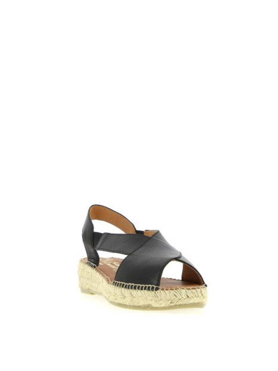 Espadrilles Maison de espadrille Femme | Inte23-717 Noir