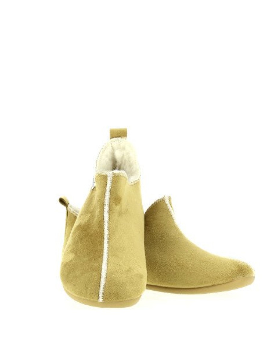 Pantoufles Maison de espadrille | Inth-En6030 Jaune