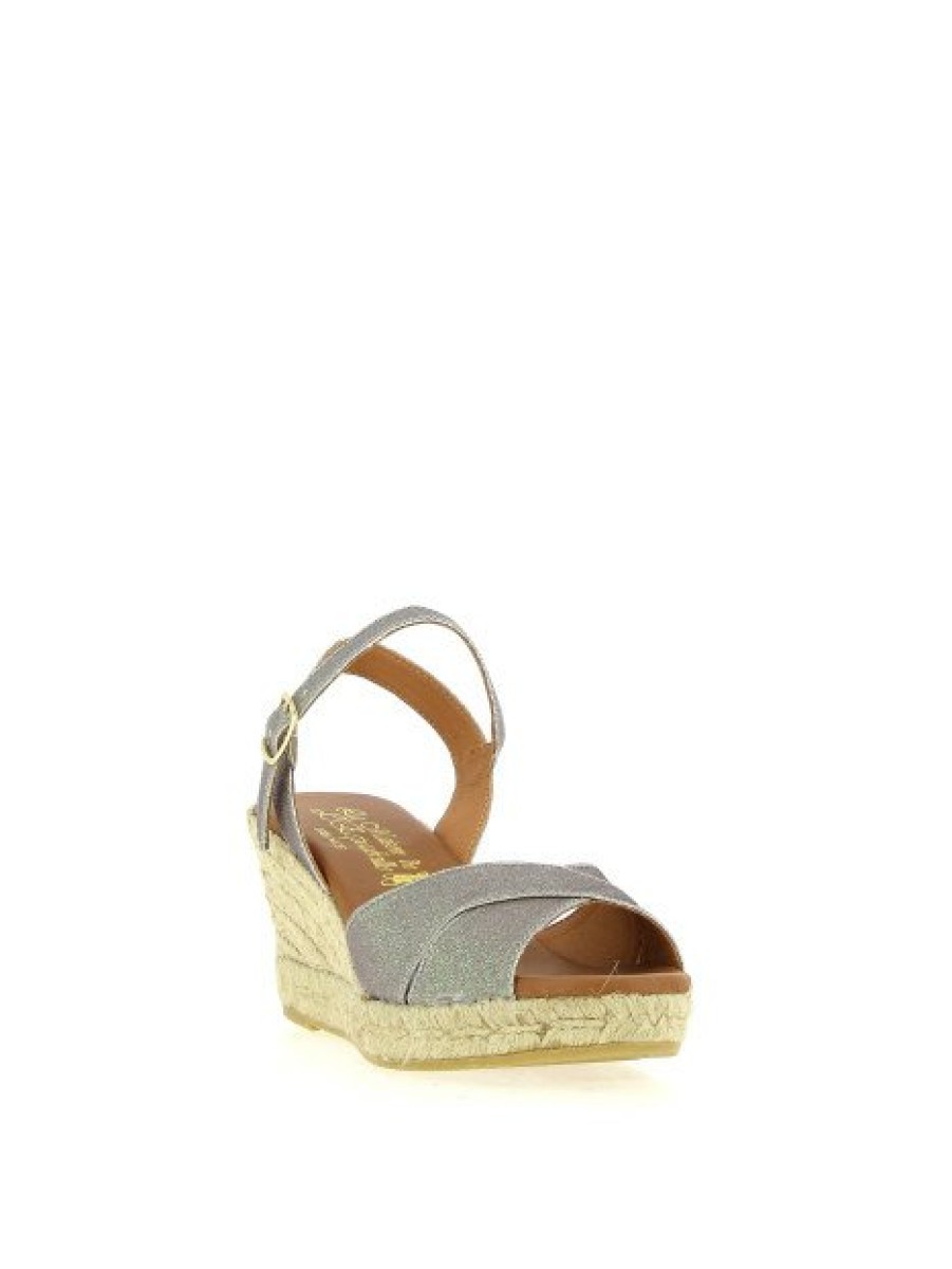 Espadrilles Maison de espadrille Femme | Inte23-854 Taupe Ecru