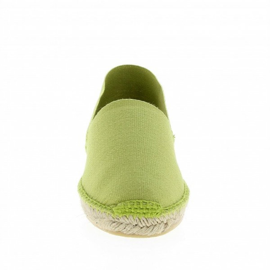 Espadrilles Maison de espadrille Cousu Main | Boucau 405 Anis Vert