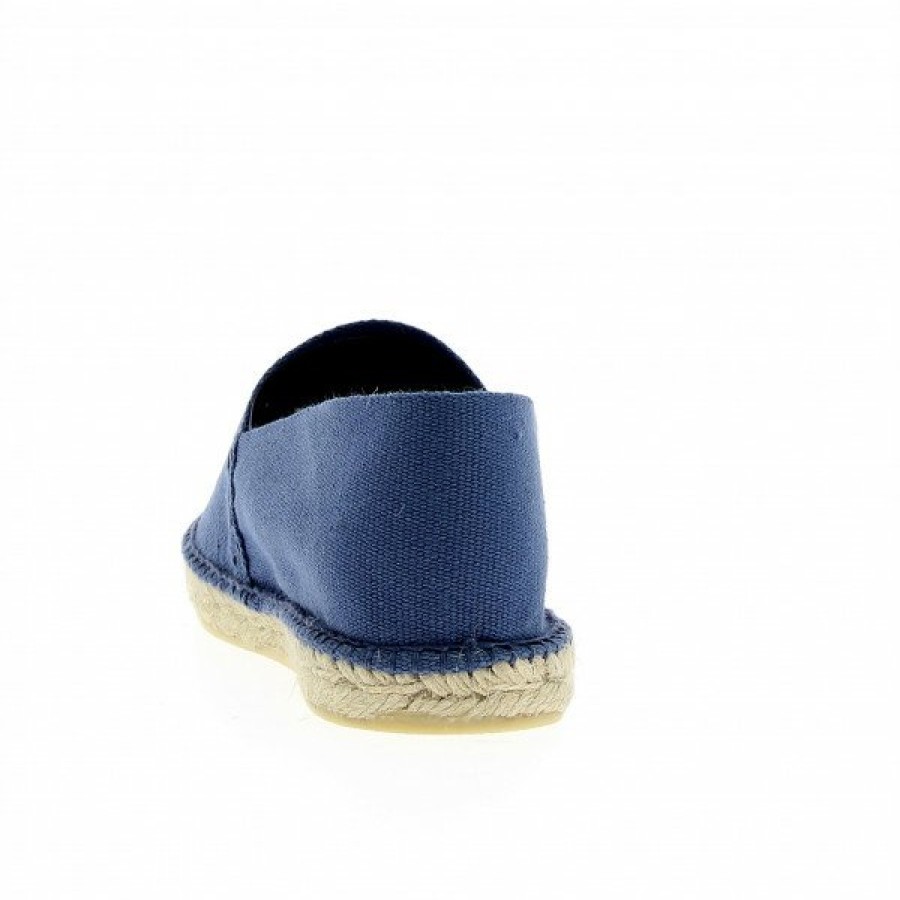 Espadrilles Maison de espadrille Cousu Main | Boucau 405 Iris Bleu