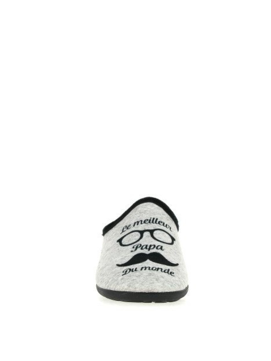 Pantoufles Maison de espadrille | Inth23-108 Gris