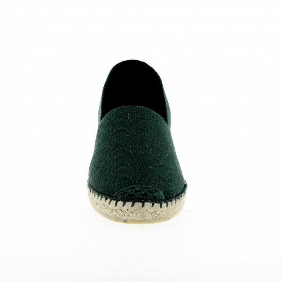 Espadrilles Maison de espadrille Cousu Machine | Souple Unis Foret Vert