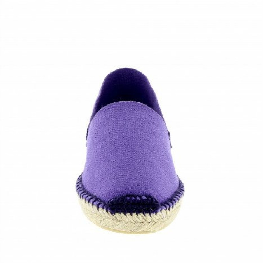 Espadrilles Maison de espadrille Cousu Main | Patin Unis Violet