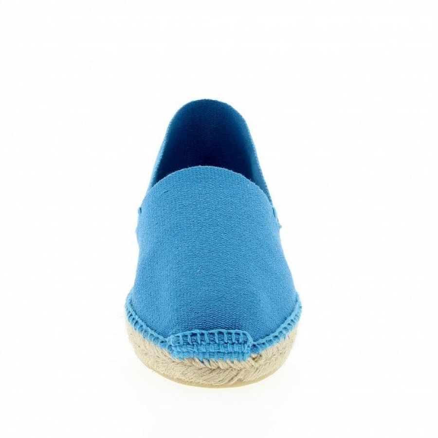 Espadrilles Maison de espadrille Cousu Main | Boucau 405 Turquoise Bleu