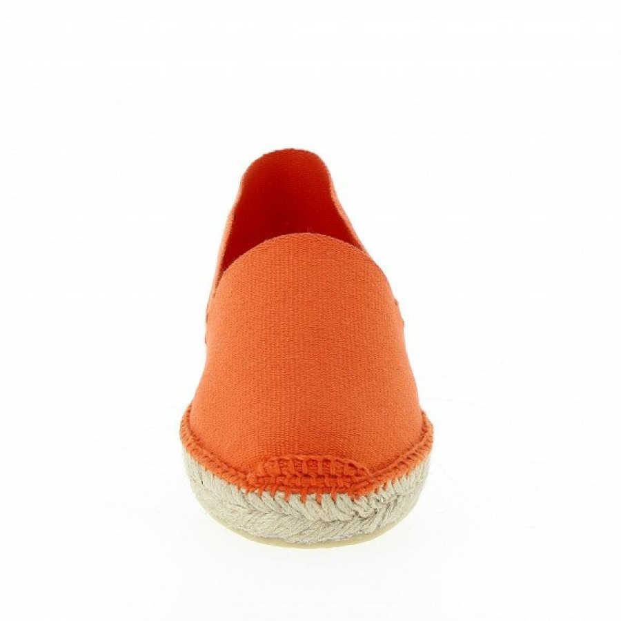 Espadrilles Maison de espadrille Cousu Main | Boucau 405 Orange