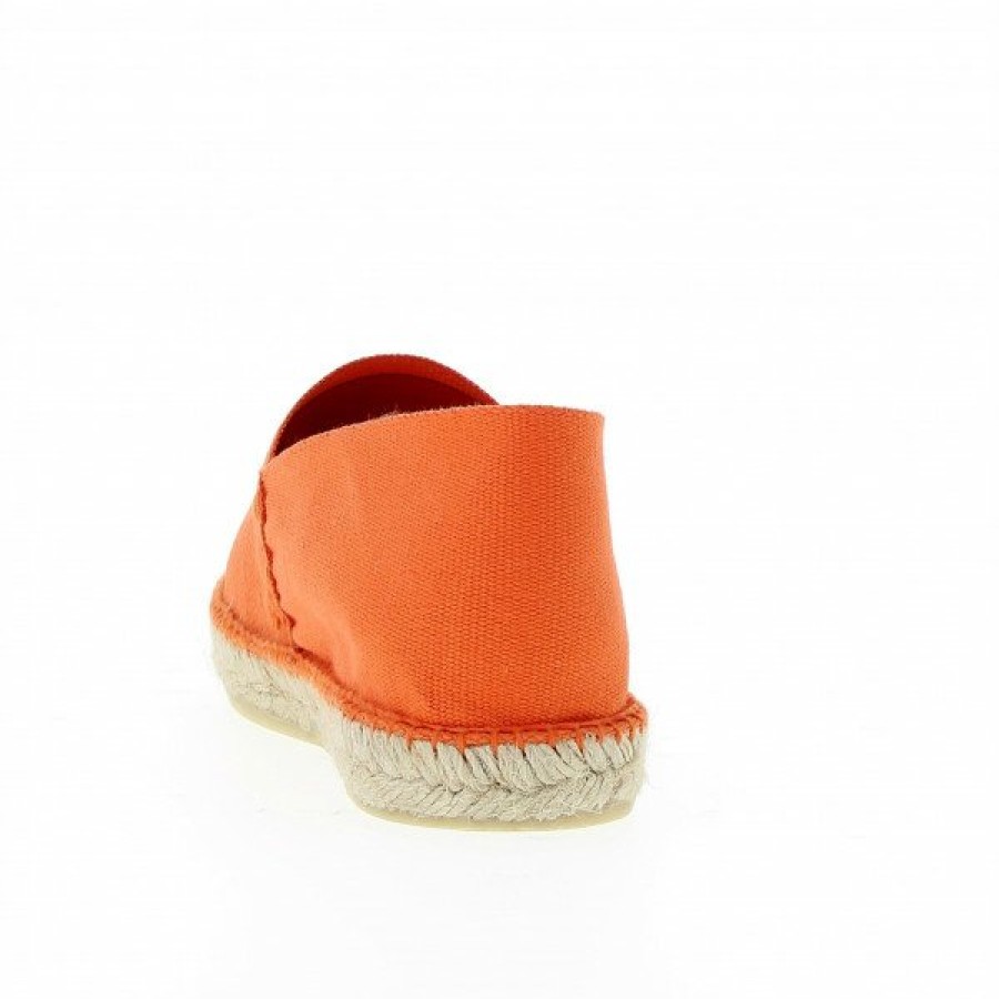 Espadrilles Maison de espadrille Cousu Main | Boucau 405 Orange