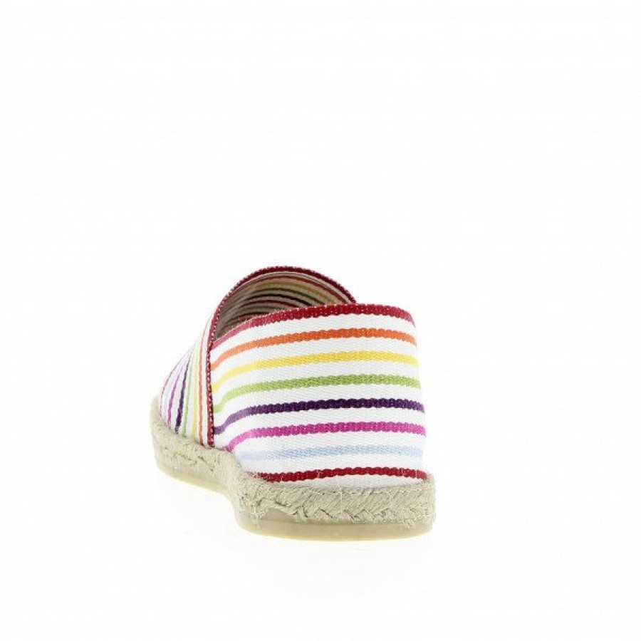 Espadrilles Maison de espadrille Cousu Machine | Souple Raye Nina Multi