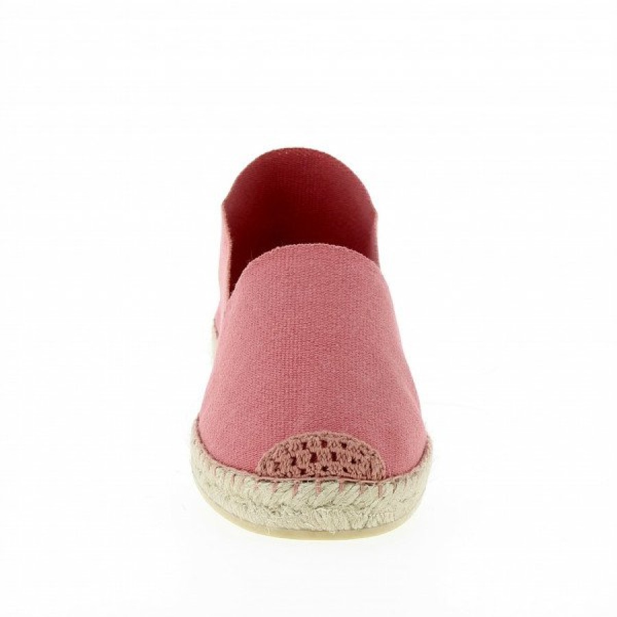 Espadrilles Maison de espadrille Cousu Machine | Souple Unis Corail Rose