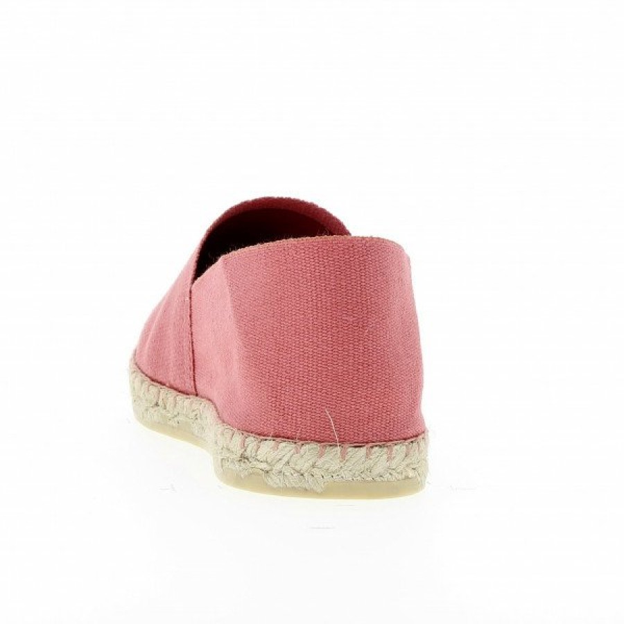 Espadrilles Maison de espadrille Cousu Machine | Souple Unis Corail Rose