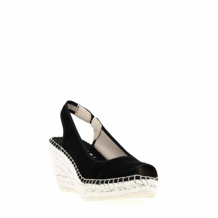 Espadrilles Maison de espadrille Femme | Inte-P230Poudre Noir