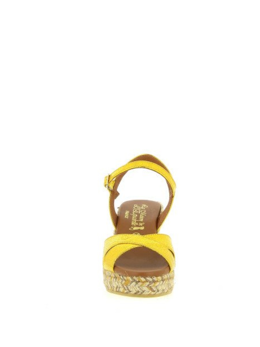 Espadrilles Maison de espadrille Femme | Inte23-878 Jaune