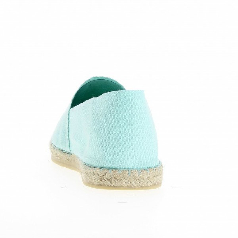 Espadrilles Maison de espadrille Cousu Machine | Souple Unis Lagon Bleu