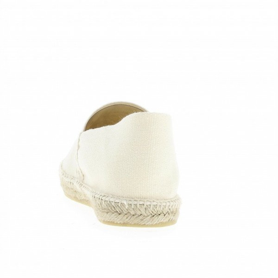 Espadrilles Maison de espadrille Cousu Main | Patin Unis Ecru