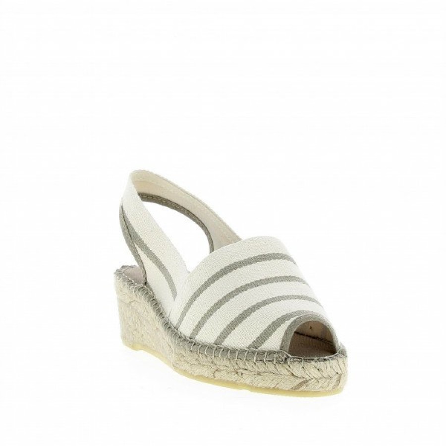 Espadrilles Maison de espadrille Femme | Inte-475 Ecru-Lin