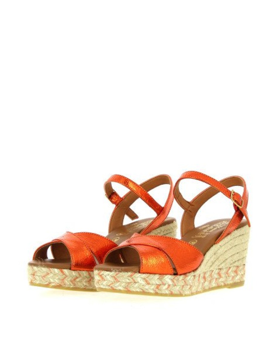 Espadrilles Maison de espadrille Femme | Inte23-878 Orange