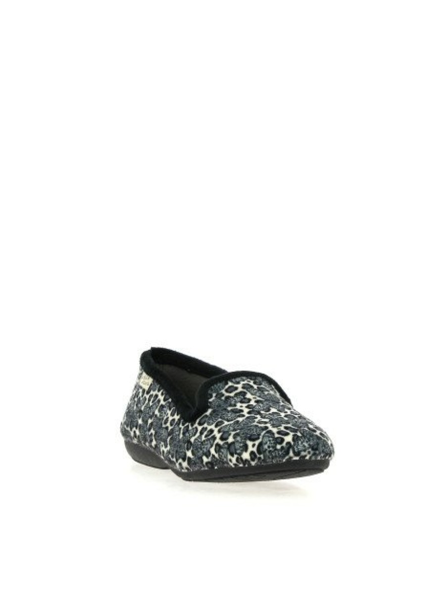 Pantoufles Maison de espadrille | Inth23-6146 Noir