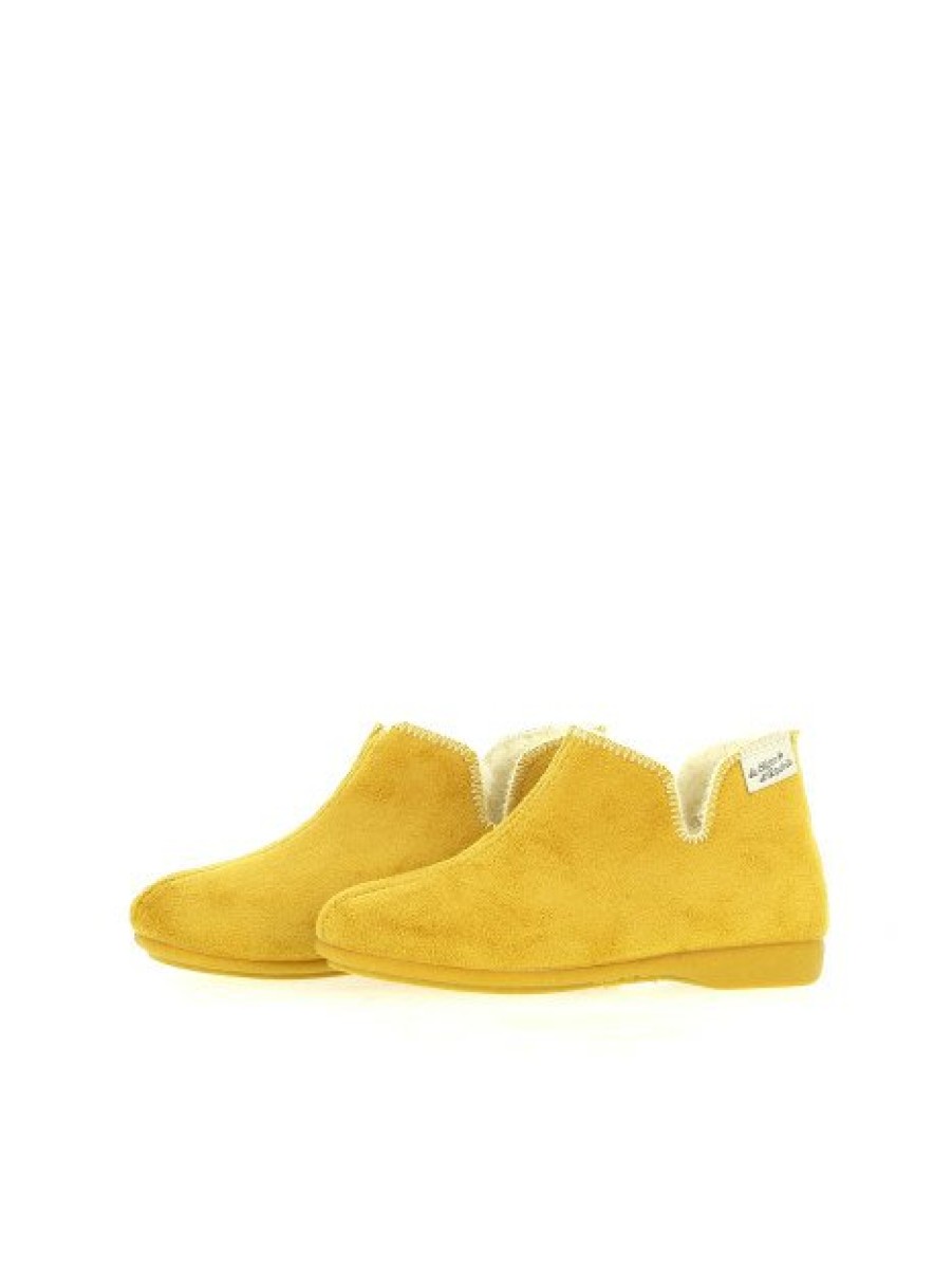 Pantoufles Maison de espadrille | Inth-En6336 Jaune