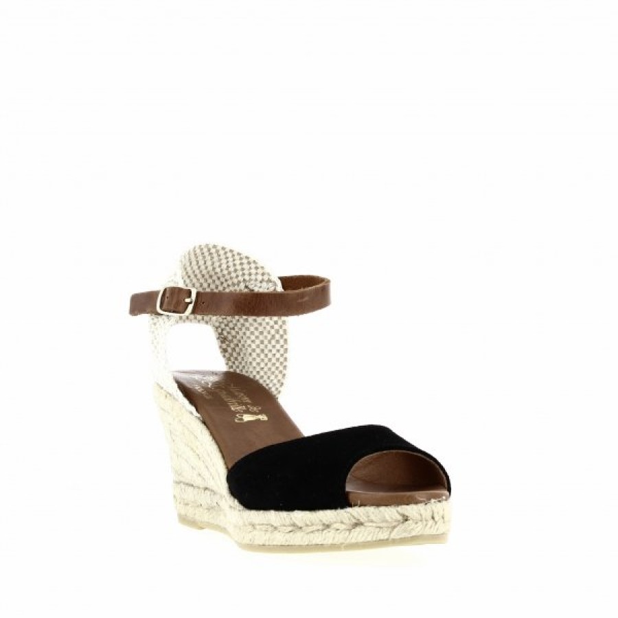 Espadrilles Maison de espadrille Femme | Inte-P807 Noir