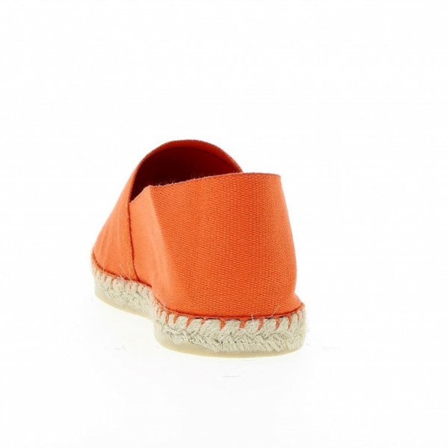 Espadrilles Maison de espadrille Cousu Machine | Souple Unis Orange