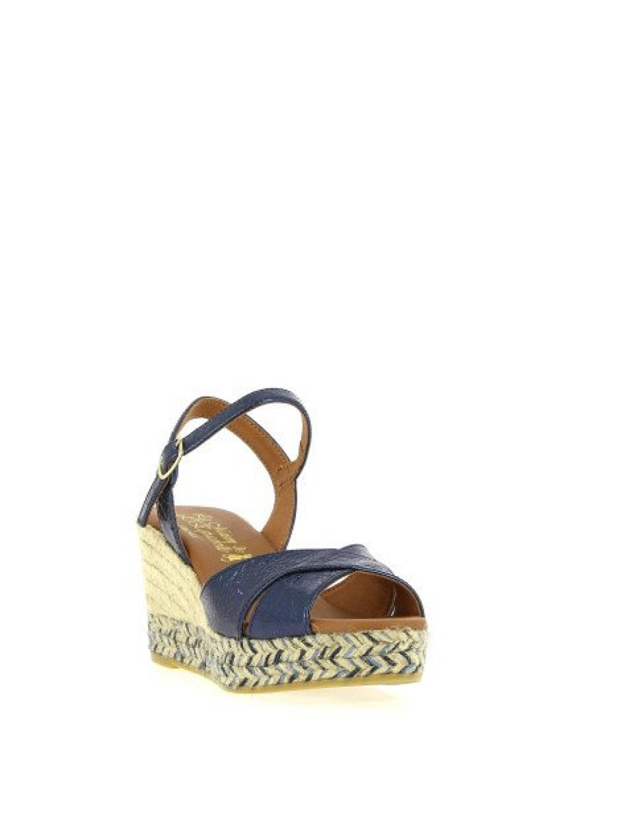 Espadrilles Maison de espadrille Femme | Inte23-878 Marine Bleu