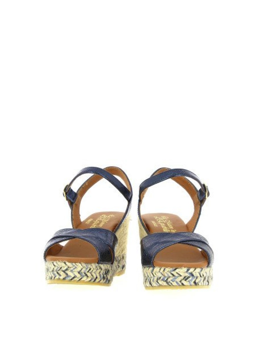 Espadrilles Maison de espadrille Femme | Inte23-878 Marine Bleu