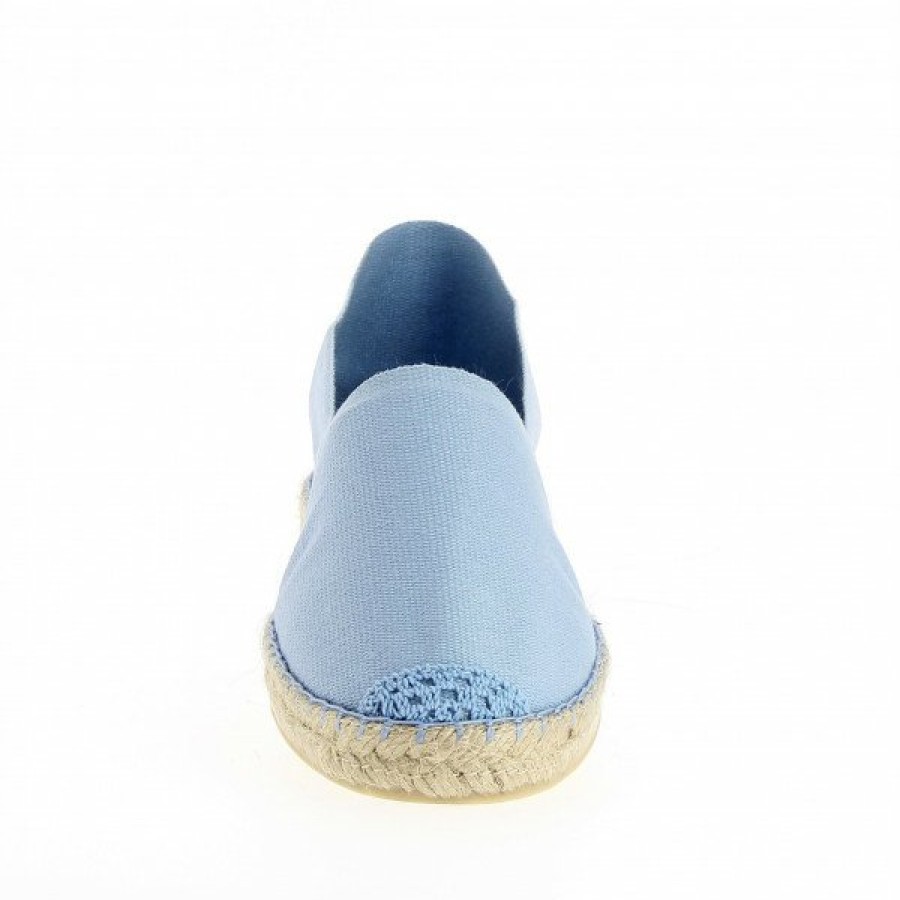 Espadrilles Maison de espadrille Cousu Machine | Souple Unis Ciel Bleu