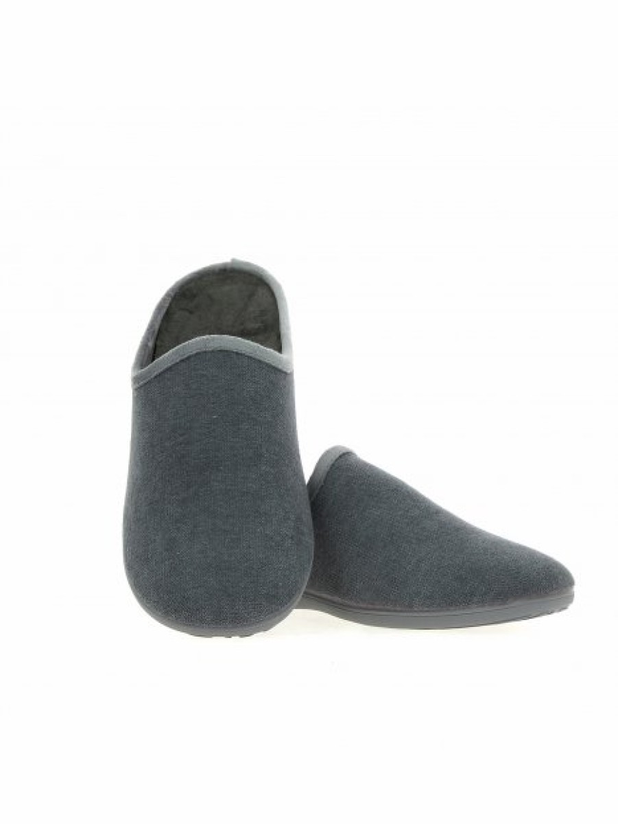 Pantoufles Maison de espadrille | Inth23-6785 Gris