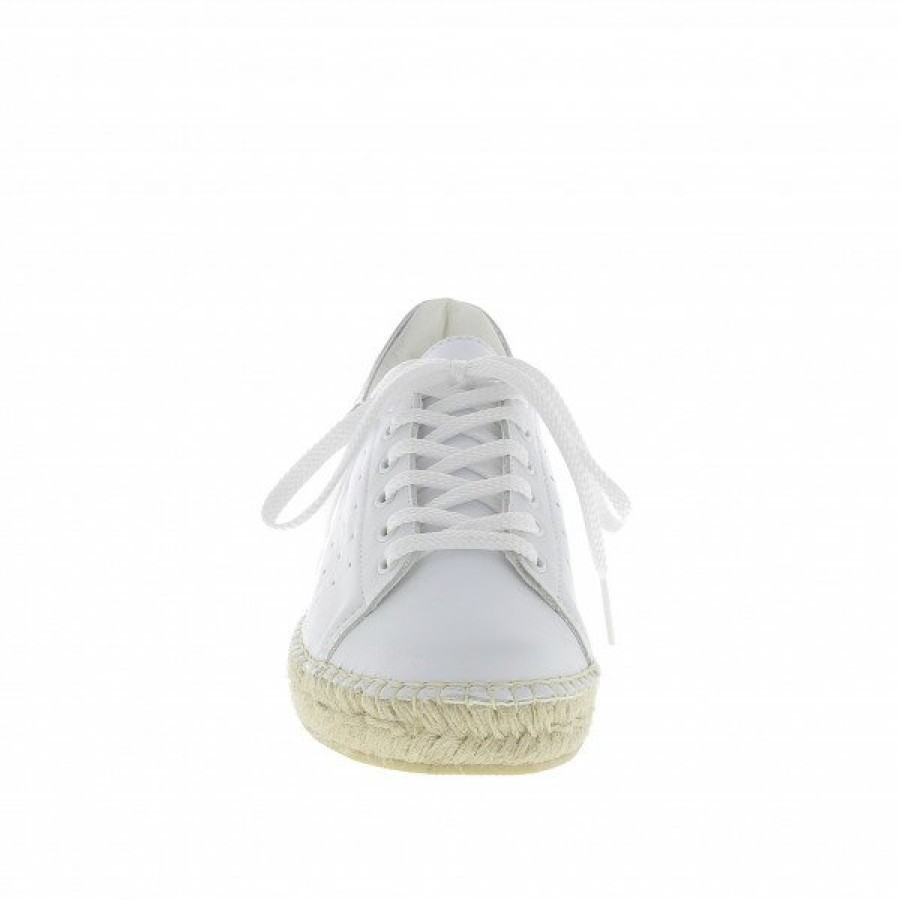 Espadrilles Maison de espadrille Femme | Inte-P1035 /Argent Blanc