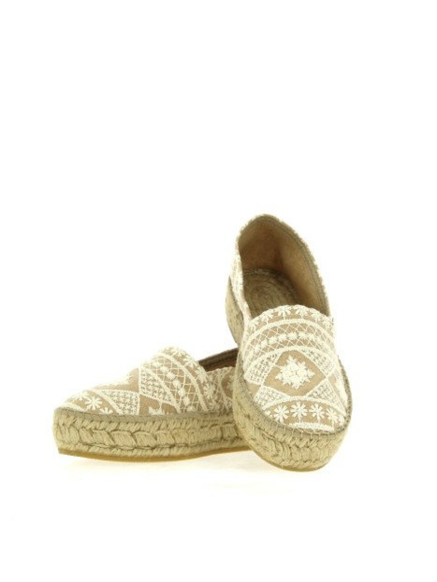 Espadrilles Maison de espadrille Femme | Inte23-485Adala Beige Ecru