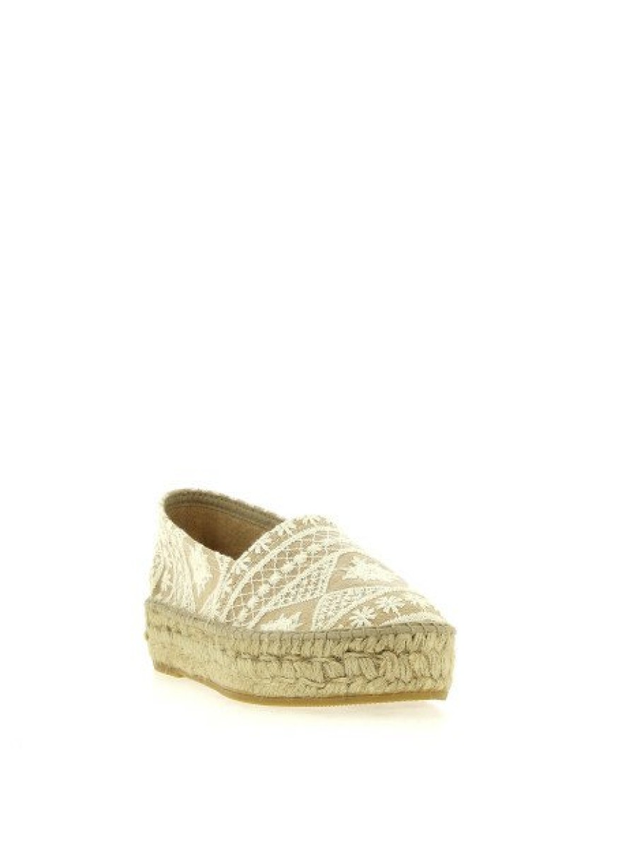 Espadrilles Maison de espadrille Femme | Inte23-485Adala Beige Ecru