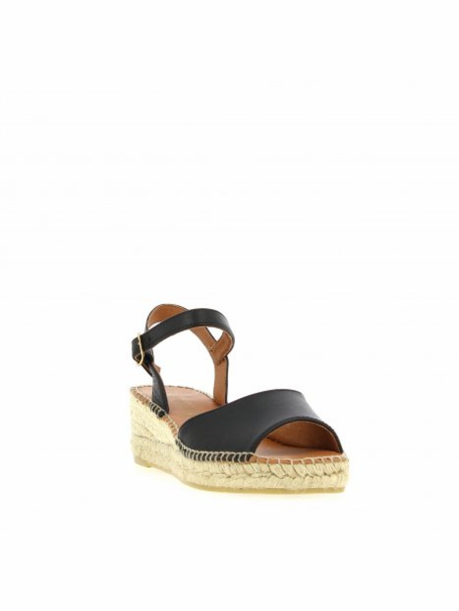 Espadrilles Maison de espadrille Femme | Inte-P283 Noir