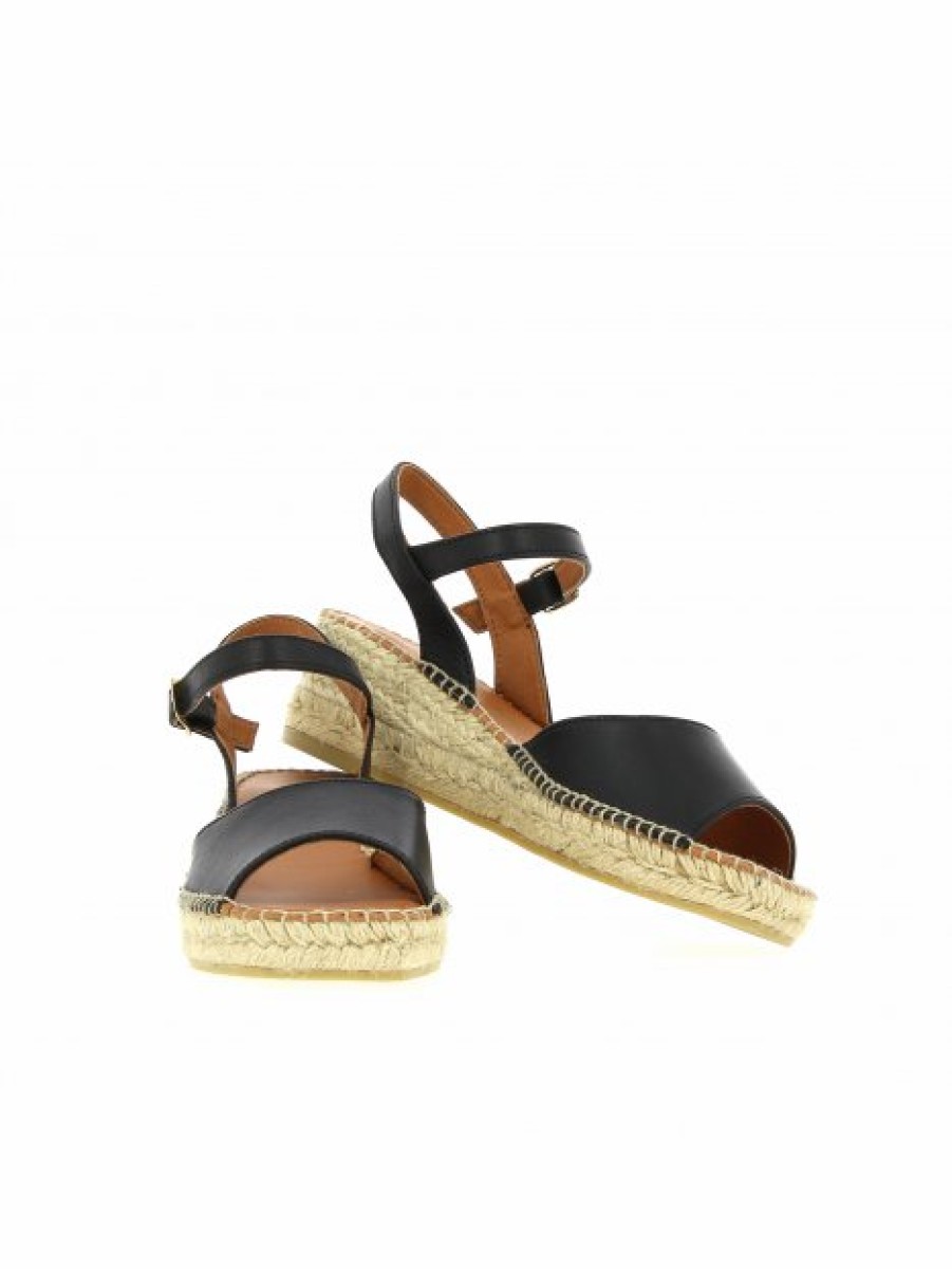 Espadrilles Maison de espadrille Femme | Inte-P283 Noir