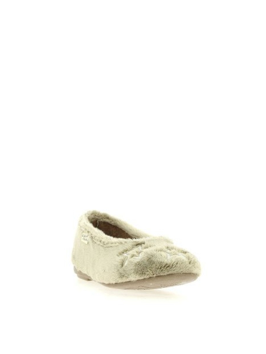 Pantoufles Maison de espadrille | Inth23-6047 Taupe Ecru