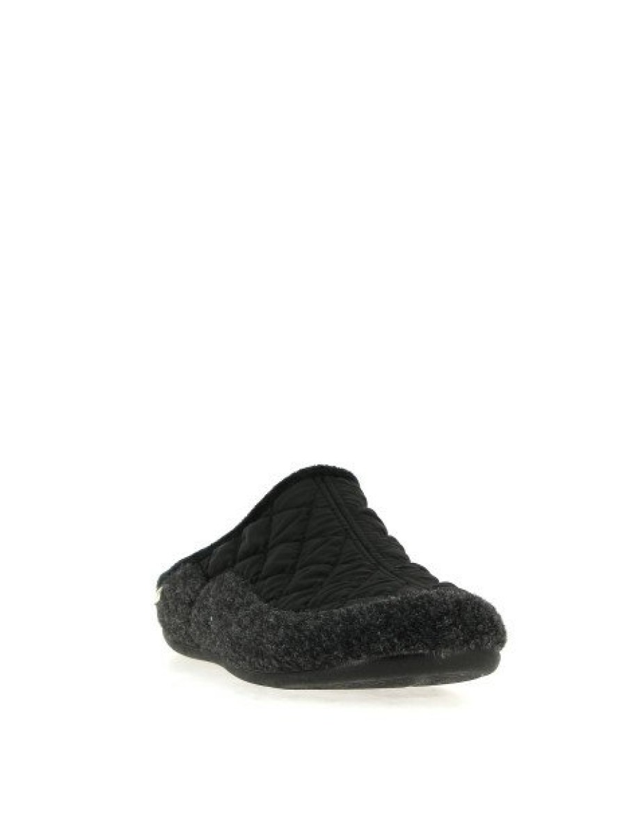 Pantoufles Maison de espadrille | Inth-P6720 Noir