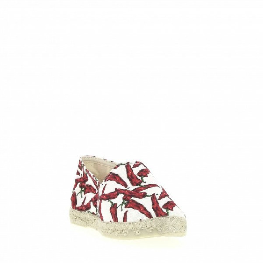 Espadrilles Maison de espadrille Femme | Inte-P324Fruit Piment Rouge