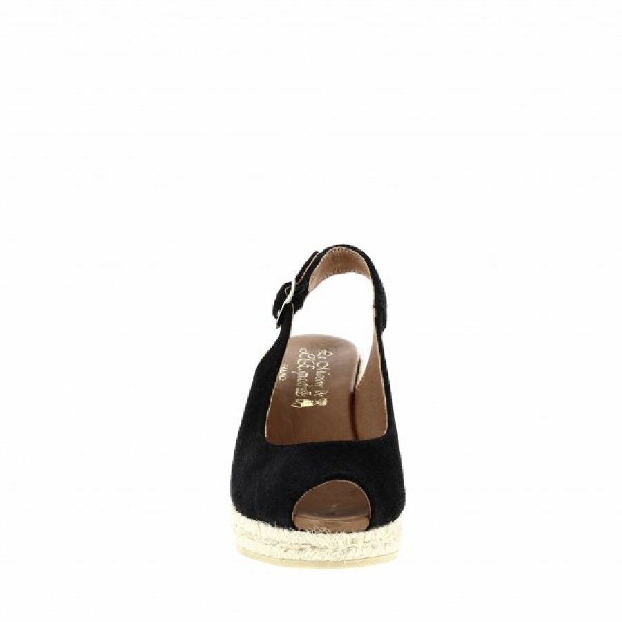 Espadrilles Maison de espadrille Femme | Inte-P806 Noir