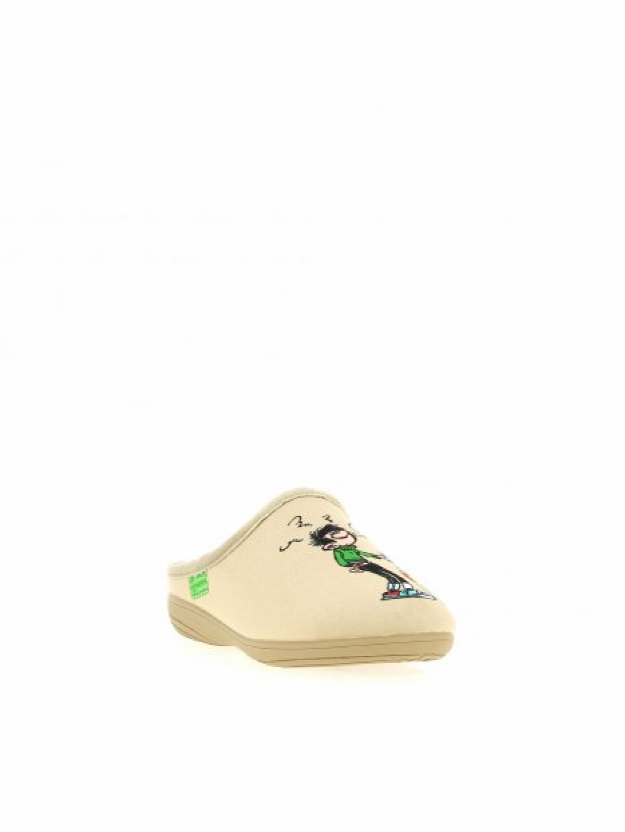 Pantoufles Maison de espadrille | Inth21-G115 Beige Ecru