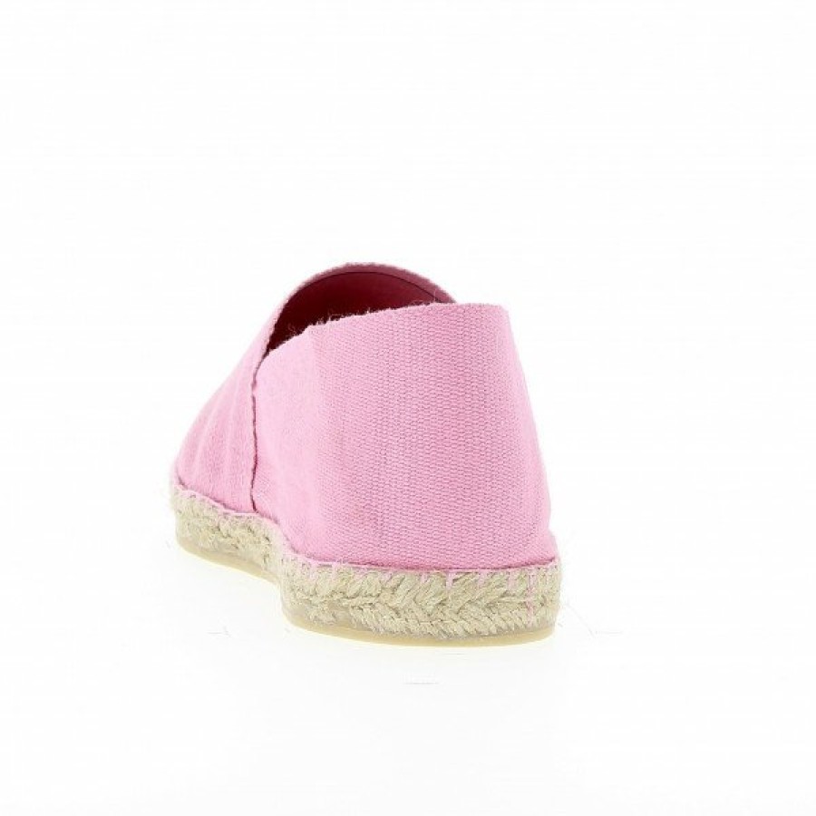 Espadrilles Maison de espadrille Cousu Machine | Souple Unis Rose