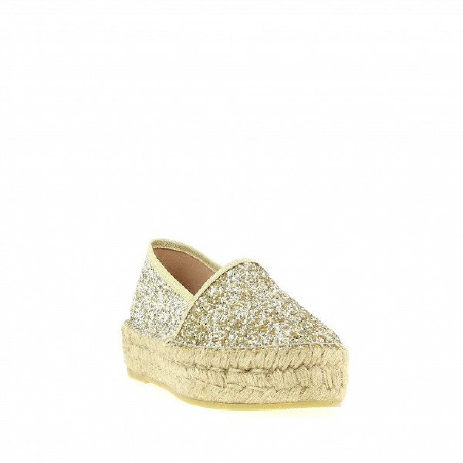 Espadrilles Maison de espadrille Femme | Inte-P485Glitter Or Jaune