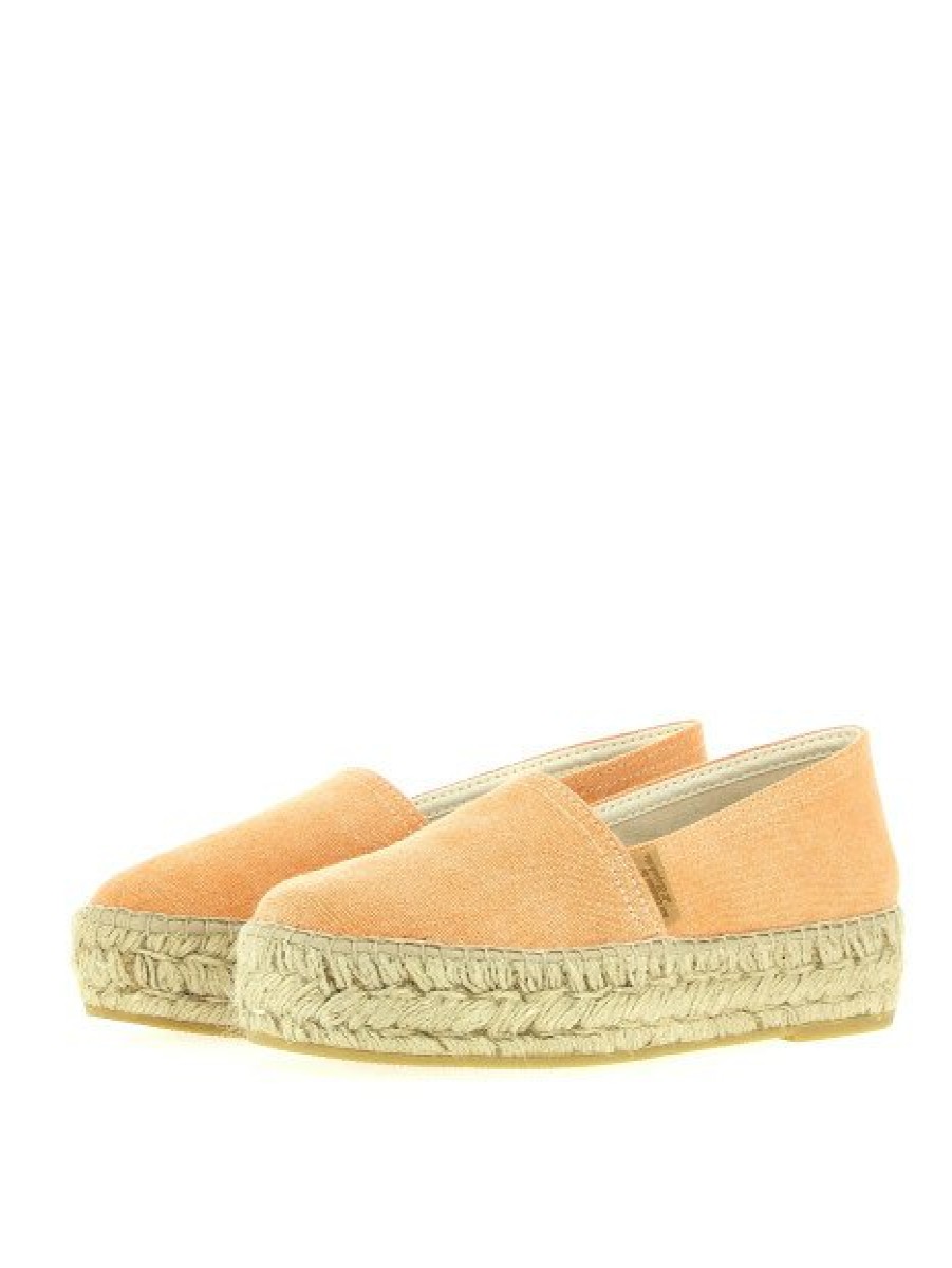 Espadrilles Maison de espadrille Femme | Inte23-485Lona Orange